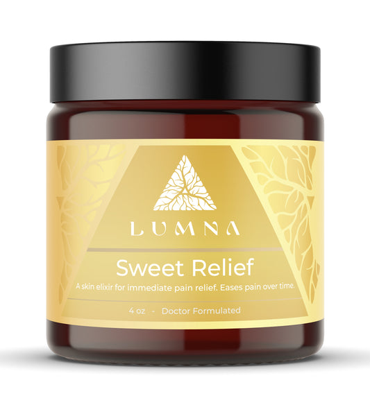 Sweet Relief: Immediate freedom from pain. CBD, CBG and 20+ active ingredients ease pain over time.