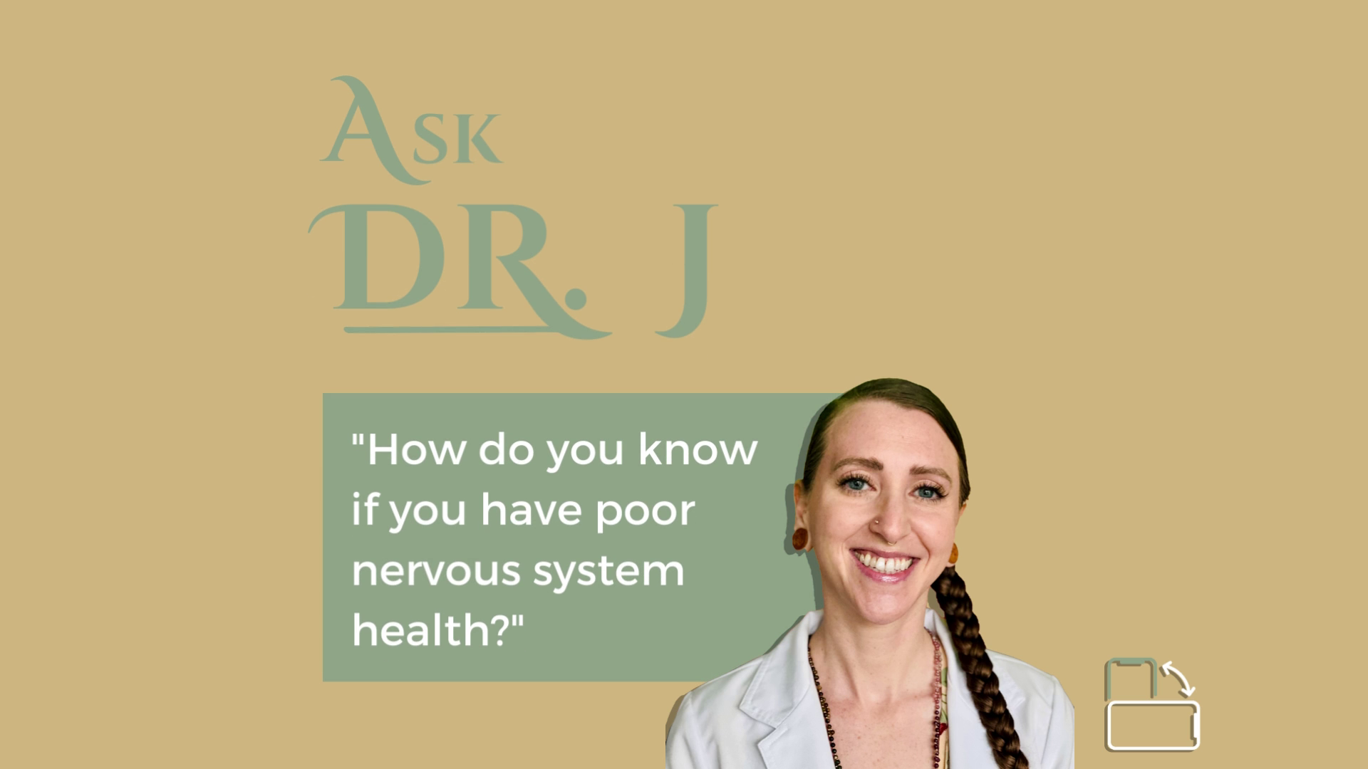 Load video: How do you know if you have poor nervous system health?