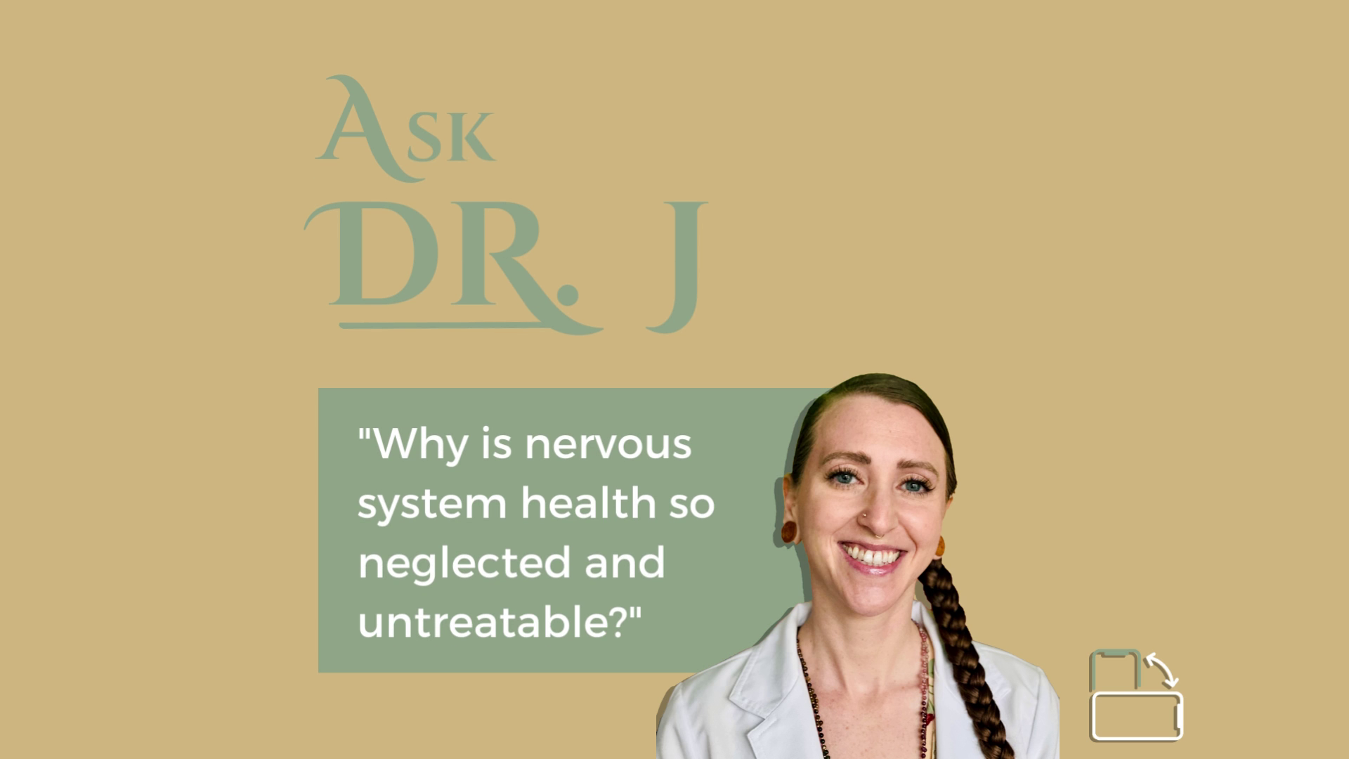 Load video: Why is nervous system health so neglected and untreatable?